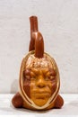 Ancient Peruvian ceramic vessel