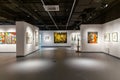 Picture gallery of modern art in Sinara Art Gallery. Interior of the most famous