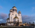 Church on Blood in Honour of All Saints Resplendent in Russian Land in Ekaterinburg, Russia Royalty Free Stock Photo