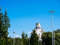 Yekaterinburg, Russia, September 26, 2020: A temple in the city center Royalty Free Stock Photo