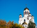 Yekaterinburg, Russia, September 26, 2020: A temple in the city center Royalty Free Stock Photo