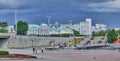 Yekaterinburg, Russia. View of the Historical Square and Sevastyanov`s House Royalty Free Stock Photo