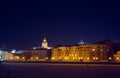 Yekaterinburg skyline at night time. Yekaterinburg. Russia Royalty Free Stock Photo