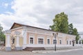 Building of trade wind in historical downtown of Yelabuga, Russia