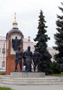 Yelets - the ancient city in Russia , the administrative center of Yelets district of Lipetsk region.A monument in honor of the 8