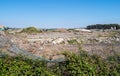 YELLAND, NORTH DEVON, UK - JUNE 2 2020: View of the site of the former power station which is once again being