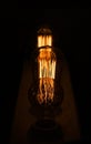 Yellom Dim Lightbulbs Royalty Free Stock Photo