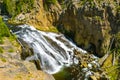 Yellostone Park Riverside river Gibbon Falls