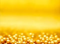 yellow abstract background with bokeh defocused lights Royalty Free Stock Photo