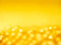 yellow abstract background with bokeh defocused lights Royalty Free Stock Photo