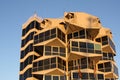 Yellow abstract building Royalty Free Stock Photo