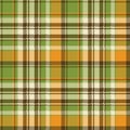 Yellow abstract check pixel plaid seamless pattern Royalty Free Stock Photo