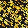Yellow abstract repeating diagonal gradient rounded stripe background pattern Royalty Free Stock Photo