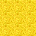 Yellow abstract striped mosaic tile pattern background - vector wall graphic design Royalty Free Stock Photo