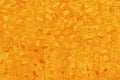 Yellow abstract texture of concrete painted wall with random mosaic pattern Royalty Free Stock Photo