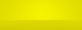 Yellow abstract wide background and vivid light backdrop room with empty blank gradient wallpaper blur design. 3D rendering