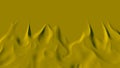 Yellow abstraction depicting a three-dimensional fire. The texture of the red flame. Yellow background Royalty Free Stock Photo