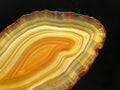 Yellow agate slices