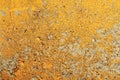 Yellow aged wall background