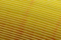Yellow air filter for car engine Royalty Free Stock Photo