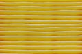 Yellow air filter for car engine Royalty Free Stock Photo