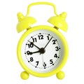 Yellow alarm clock