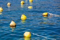 Yellow anchor buoy