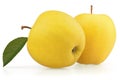 Yellow apple fruits Royalty Free Stock Photo