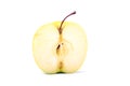 Yellow apple slice Royalty Free Stock Photo