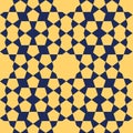 Yellow Arabic Seamless Pattern