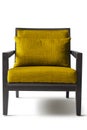 Yellow armchair Royalty Free Stock Photo