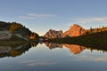 Yellow Aster Butte and the Border Peaks Royalty Free Stock Photo