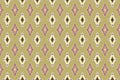 Yellow backdrop geometric stripes abstract ethnic motif Aztec background