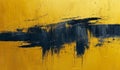 a yellow background with black strokes, in the style of dark compositions, striped compositions, bold graphic style