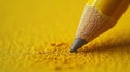 Yellow Background With Pencil - Simple and Informative Image