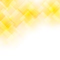 Yellow background with transparent shapes Royalty Free Stock Photo