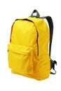 Yellow Backpack Royalty Free Stock Photo