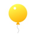 Yellow balloon icon