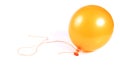 Yellow balloon with thread Royalty Free Stock Photo