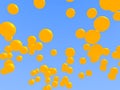 Yellow balloons