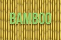 Yellow Bamboo background. Vector Royalty Free Stock Photo