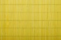 Yellow bamboo mat