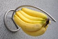 Yellow banana hanging Royalty Free Stock Photo