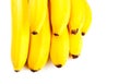 Yellow bananas closeup Royalty Free Stock Photo