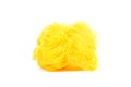 Yellow bath sponge or loufah Royalty Free Stock Photo