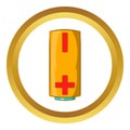 Yellow battery icon