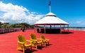 Yellow Beach Adirondack Chair Royalty Free Stock Photo