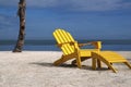 Yellow Beach Chair