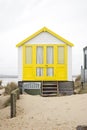 Yellow beach hut Royalty Free Stock Photo