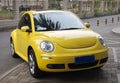 Yellow Beetle Car